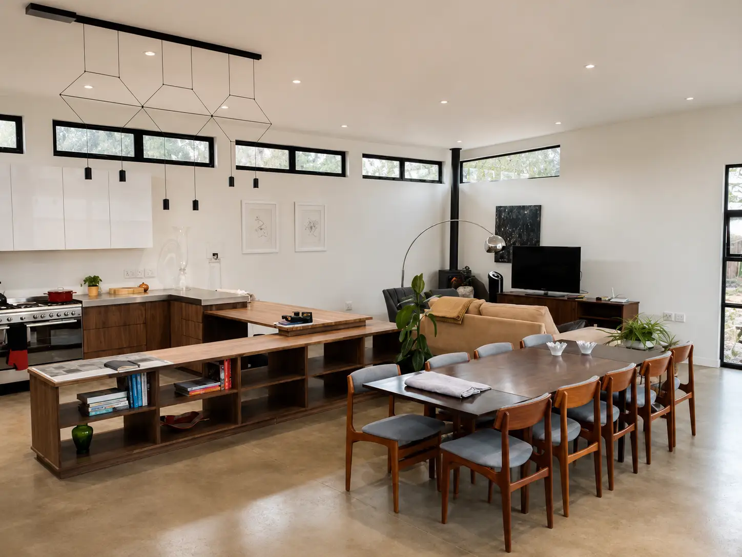 Ladybrand residence open-plan living room