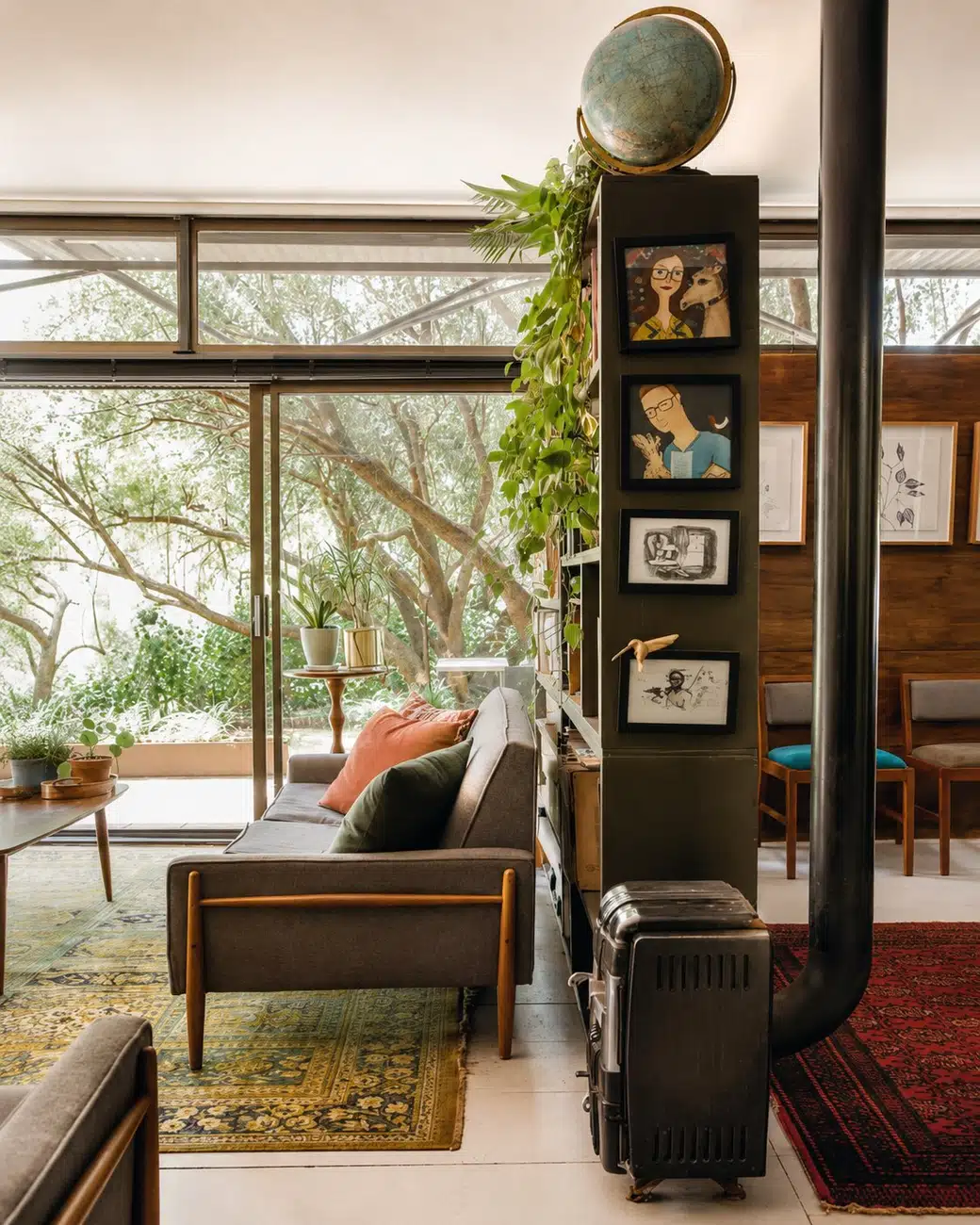 Bloemfontein tiny home interior with greenery